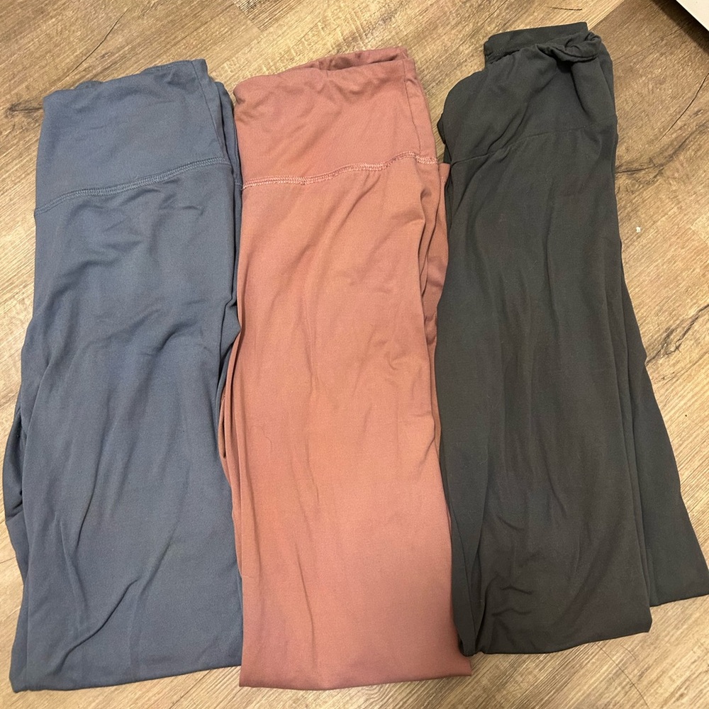 Set of Three Yoga Pants - Blue, Pink, and Black size small - Picture 1 of 1